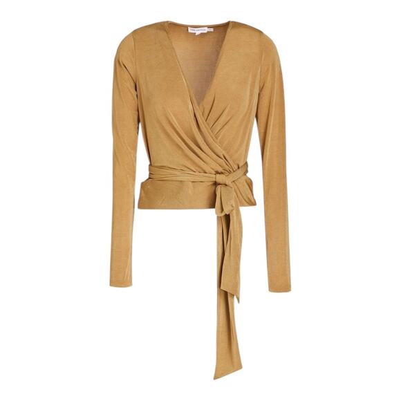 Good American Tops - NWT Good American Wrap Effect Stretch Top - Size 6 (US 14)